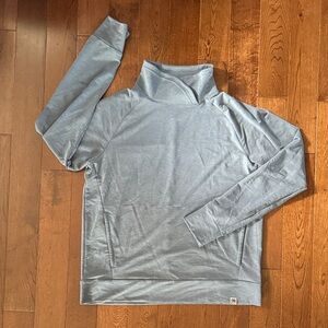 Outdoor Research Men's Light Blue Turtleneck Sweater - Large